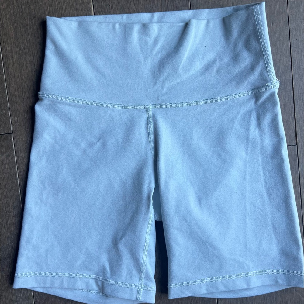 TNA high rise 5’’ Light Blue/green Women's  Shorts